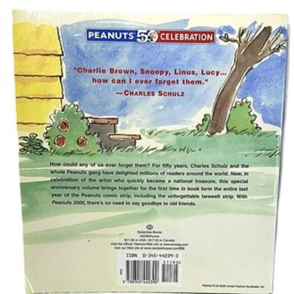 Peanuts 2000 by Charles M. Schulz  – 50th Anniversary Comic Strip Colle - Picture 2 of 2